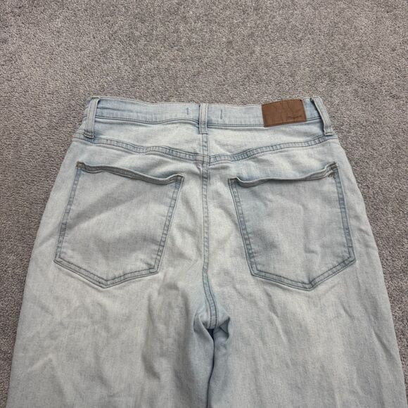 Madewell The Perfect Vintage Straight Leg Denim Jeans Womens 30 Light Wash Hemp - Picture 5 of 15
